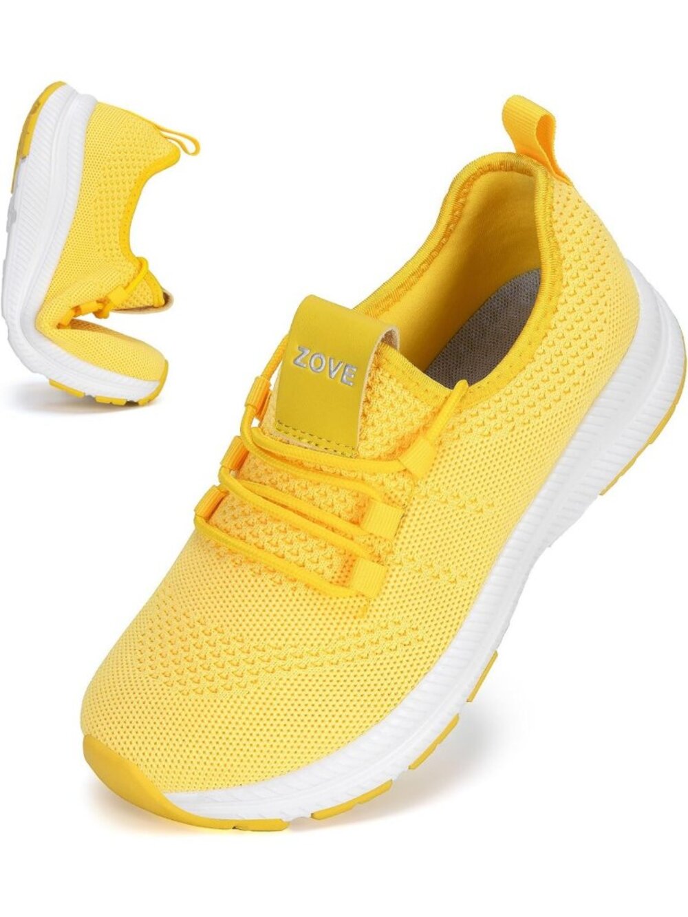 Extra Wide Toe Box Sneakers for Women - Lightweight Non-Slip Athletic Walking